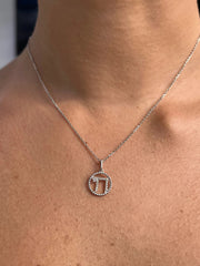 LIV "Life" Diamond Pendant Necklace