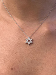LIV "Stav" Star of David Diamond Necklace