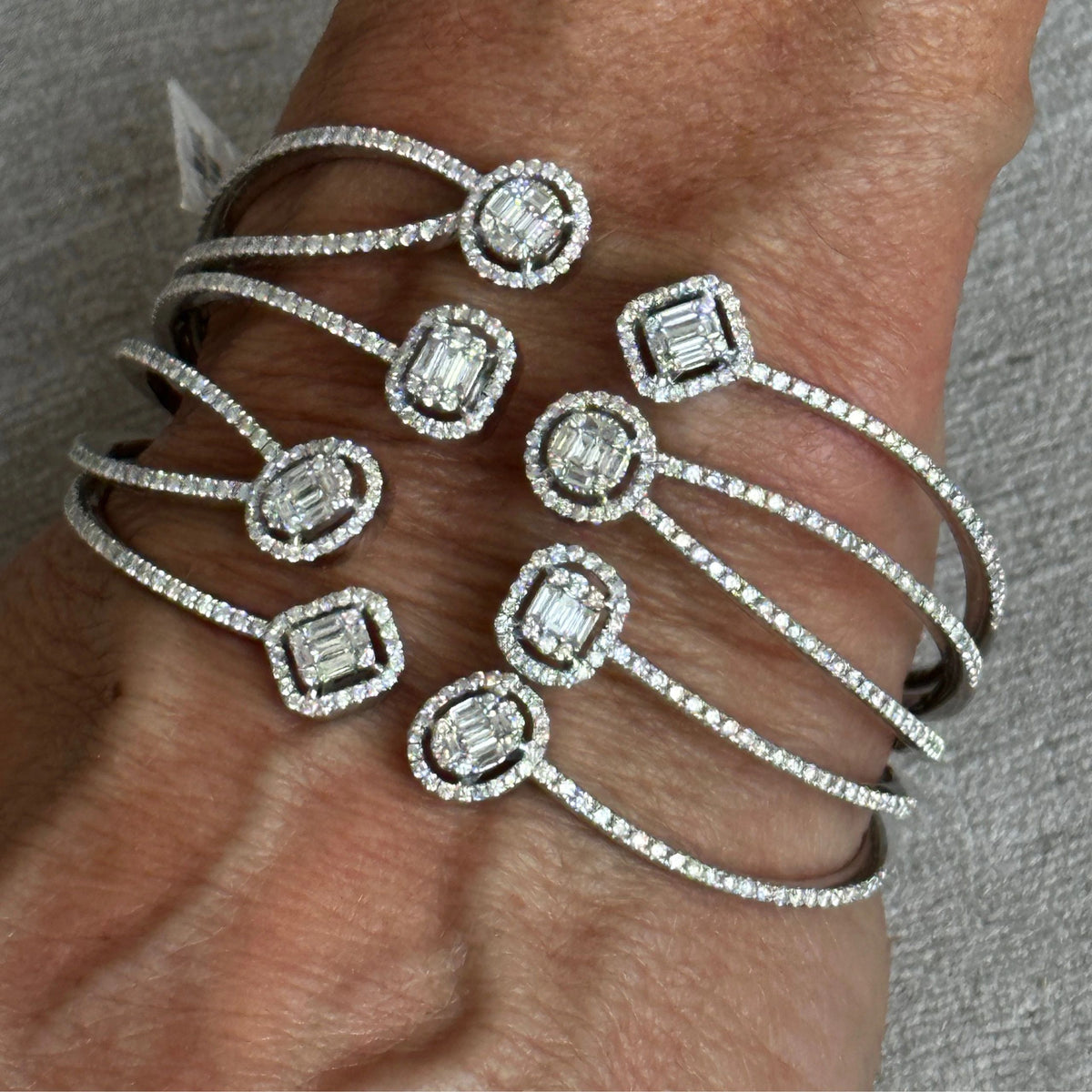 LIV “Skyler” diamond cuff bracelet