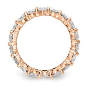 LIV 14k Rose Gold Round Diamond Eternity Band Ring Shared Prong 3.00ct  All Sizes Available G/VS1