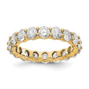 LIV 14k Yellow Gold Round Diamond Eternity Band Ring Shared Prong 2.00ct All Sizes Available G/VS