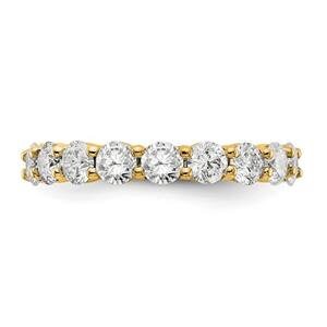 LIV 14k Yellow Gold Round Diamond Eternity Band Ring Shared Prong 3.00ct  All Sizes Available G/VS