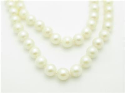 LIV Genuine 7mm Fresh Water Pearl 28" Bridal Necklace Gift