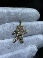 LIV 14k Yellow Gold Vintage Cabbage Patch Kids Halo Charm Pendant 1.5 Grams Gift